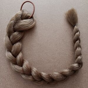 Light Brown Braided Hairpiece 19 Inch